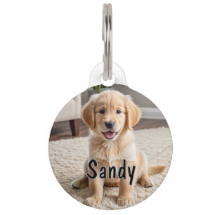 Customisable Round Pet Tag