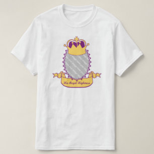 Customisable Royal Highness Crown Photo T-shirt