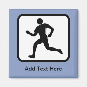 Customisable Runner Logo Magnet