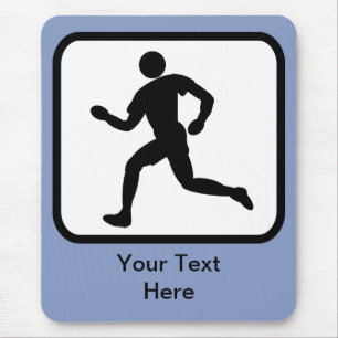 Customisable Runner Logo Mouse Mat