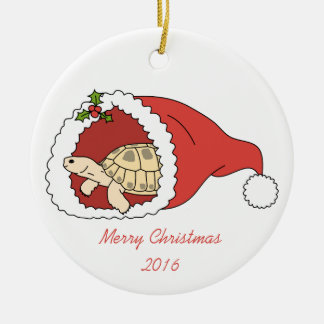 Customisable Russian Tortoise Ornament