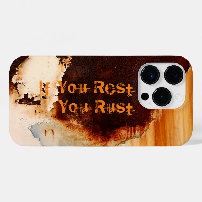 Customisable Rust Art Cool Fun Unique  Case-Mate iPhone Case (Back (Horizontal))