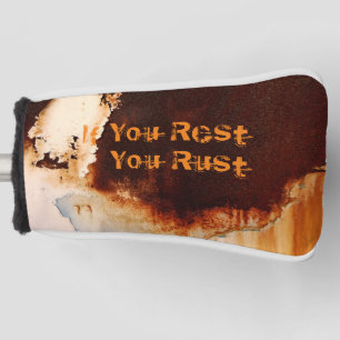 Customisable Rust Art Cool Fun Unique  Golf Head Cover