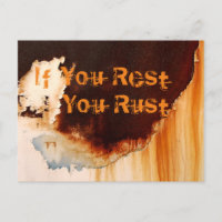 Customisable Rust Art Cool Fun Unique