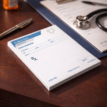 Customisable RX Pad for Doctors - Prescription Pad<br><div class="desc">Create professional prescriptions or fun gag gifts with this editable prescription notepad, perfect as a doctor gift, nurse gift, or pharmacy student present. Customise every detail like doctor's name, facility info, patient address, and date on this essential medical notepad. Ideal for real practitioners, medical office use, unique physician gifts, or...</div>