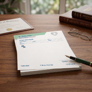 Customisable RX Pad for Doctors - Prescription Pad