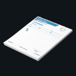 Customisable RX Pad for Doctors - Prescription Pad<br><div class="desc">Create professional prescriptions or fun gag gifts with this editable prescription notepad, perfect as a doctor gift, nurse gift, or pharmacy student present. Customise every detail like doctor's name, facility info, patient address, and date on this essential medical notepad. Ideal for real practitioners, medical office use, unique physician gifts, or...</div>