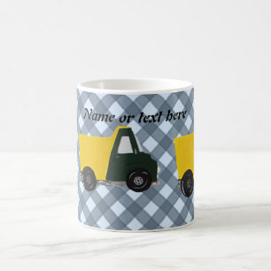 Customisable sand truck coffee mug