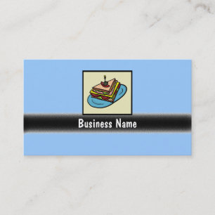 Customisable sandwich shop business cards