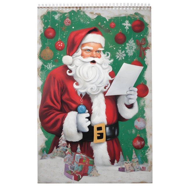 Customisable Santa Calander For Christmas Gift Calendar (Cover)