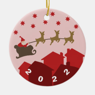 Customisable Santa Claus Ornament Xmas Ornament