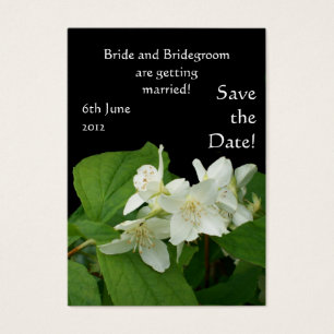 Customisable Save the Date Card, Mock Orange