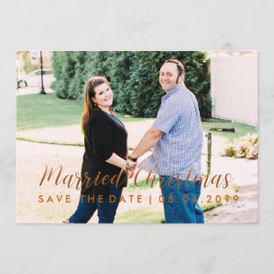 Customisable Save the Date Christmas Card
