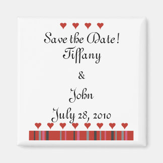 Customisable Save the Date! Magnet