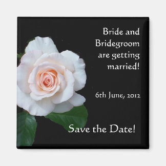 Customisable Save the Date Magnet, Rosebud Magnet