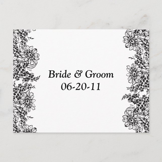 Customisable Save The Date Postcards (Front)