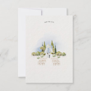 Customisable "Save the Date" wedding Stationery Invitation