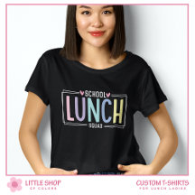 Customisable School Lunch Squad Cafeteria Staff