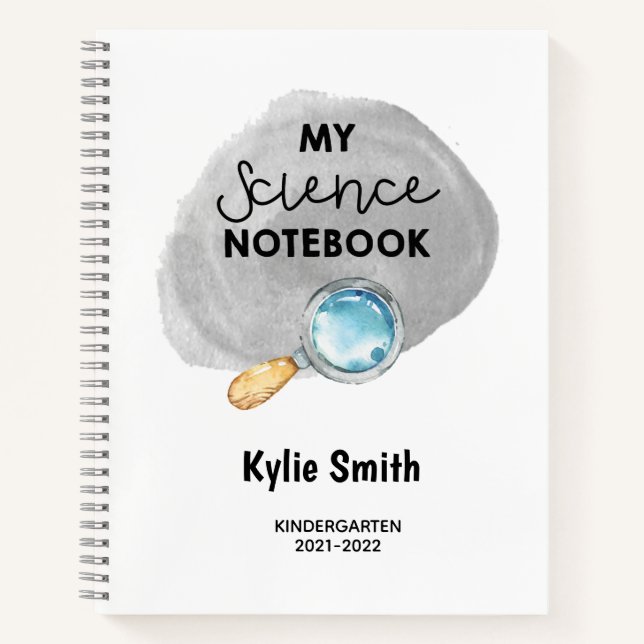 Customisable Science Student Notebook (Front)