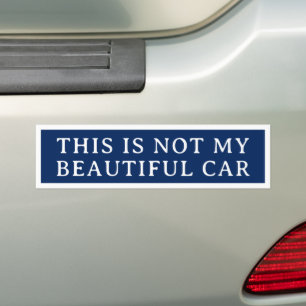 Customisable Script Bumper Sticker for Any Message