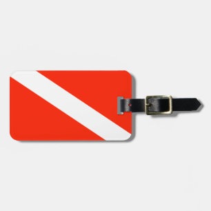 Customisable Scuba Flag Luggage Tag