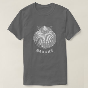 Customisable seashell distressed T-Shirt