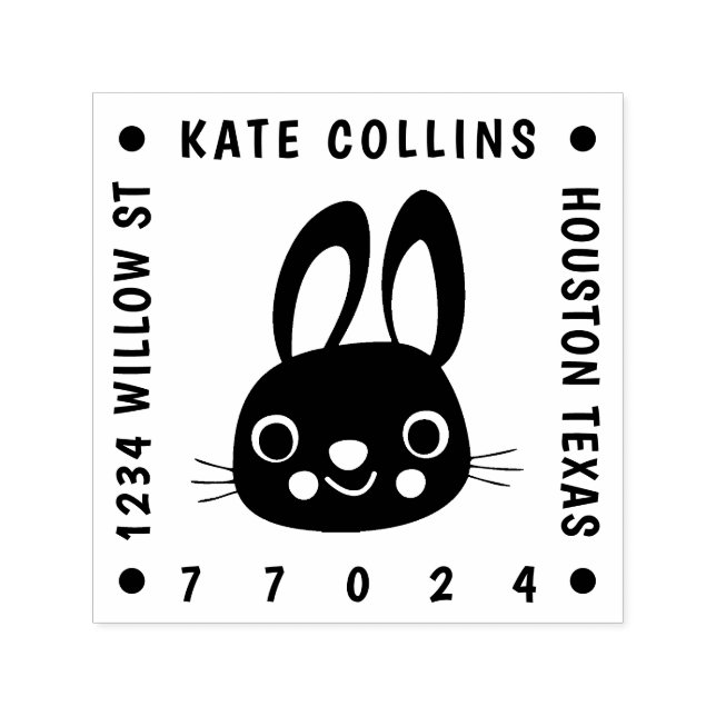 Customisable Self Inking 1.5"x1.5" Stamp Template (Design)