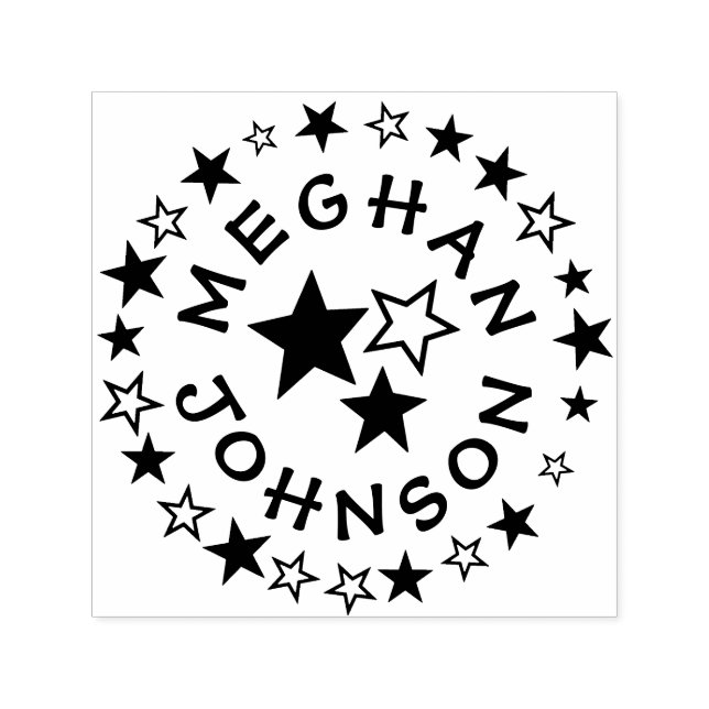 Customisable Self Inking 1.5"x1.5" Stamp Template (Design)