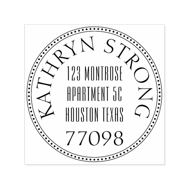 Customisable Self Inking 1.5"x1.5" Stamp Template (Design)