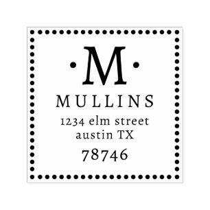 Customisable Self Inking 1.5"x1.5" Stamp Template