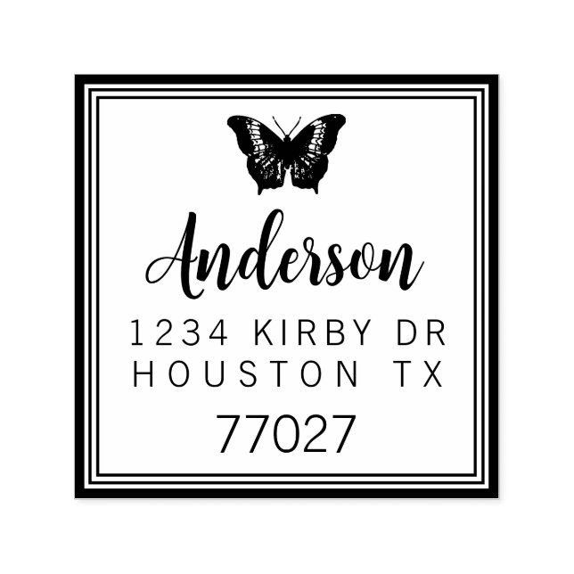 Customisable Self Inking 1.5"x1.5" Stamp Template (Design)