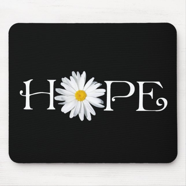 Customisable Shasta Daisy Hope Mousepad (Front)