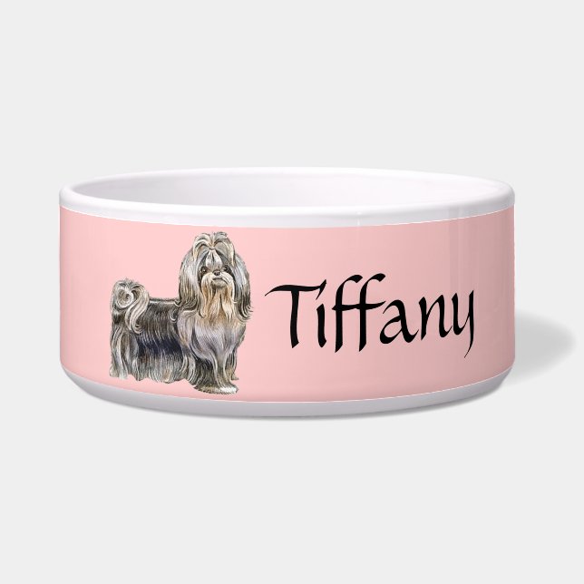 Customisable Shih Tzu Dog Bowl (Front)