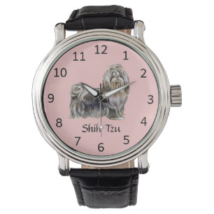 Customisable Shih Tzu Dog Wrist Watch