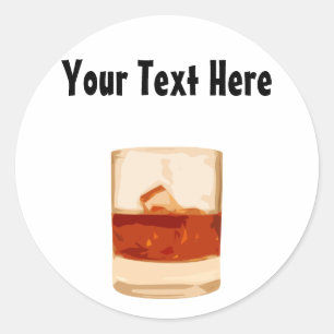 Customisable Shot Tumbler Glass Sticker
