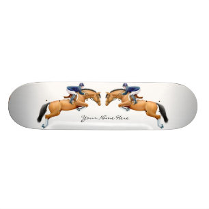 Customisable Show Jumper Horses Skateboard