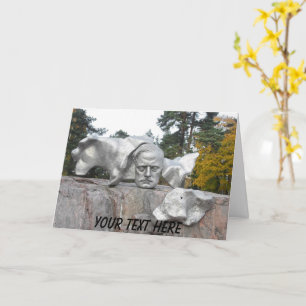 Customisable Sibelius Park, Helsinki, Finland Card