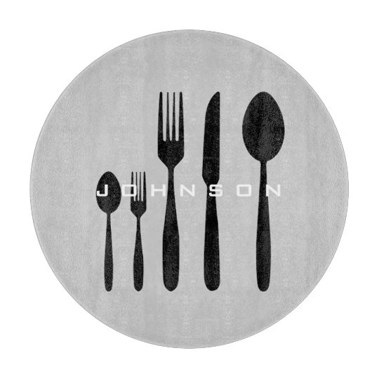 Customisable Silverware Cutting Board