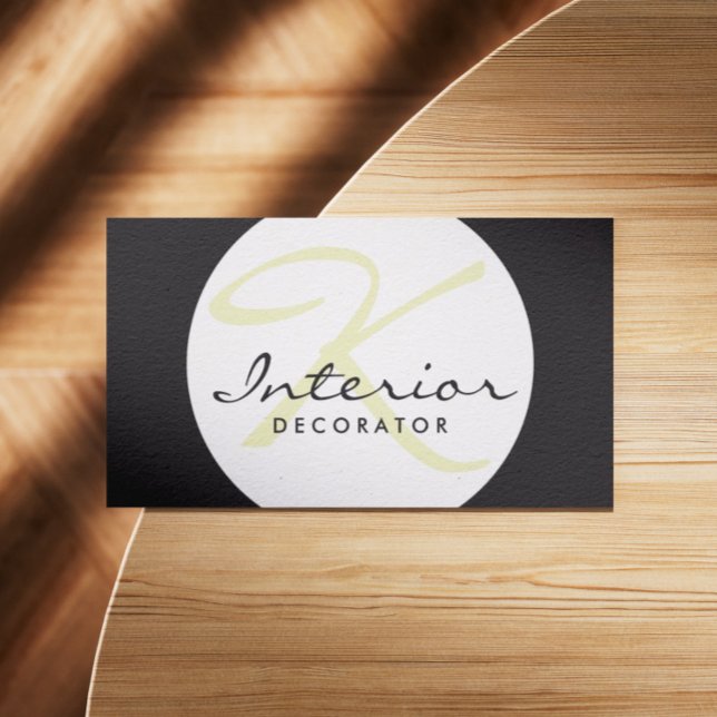 Customisable Simple Ball Interior Decorator Card (Perfect for business)