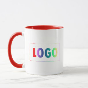 Customisable Simple Business Logo Template  Mug