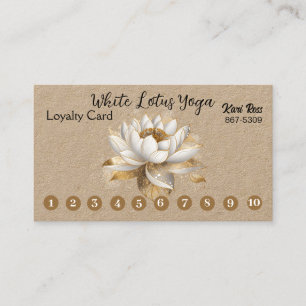 Customisable Simple Business Loyalty Card