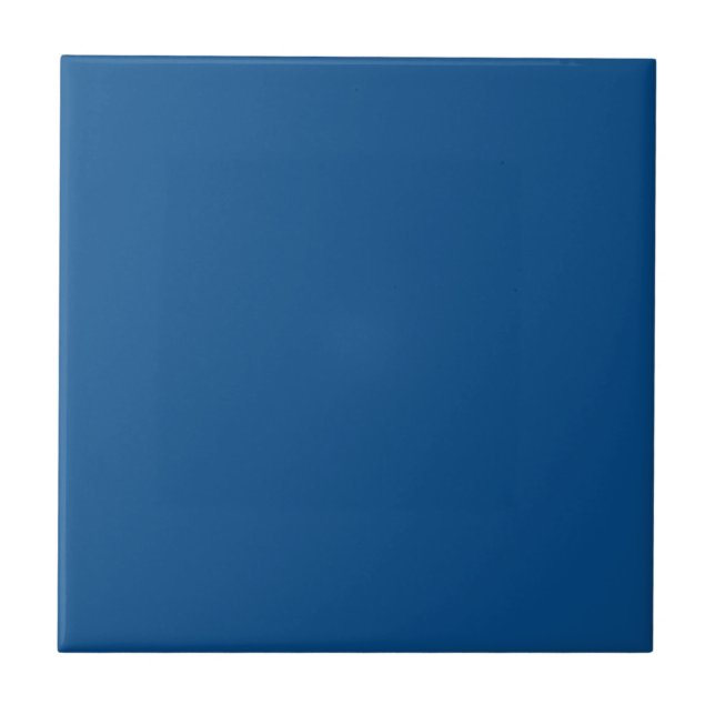 Customisable Simple Dark Blue Tile 2 (Front)