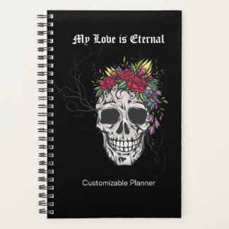 Customisable Skull of the Flower Queen Planner