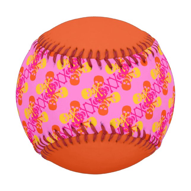 Customisable Skulls & Crossbones Baseball (Front)