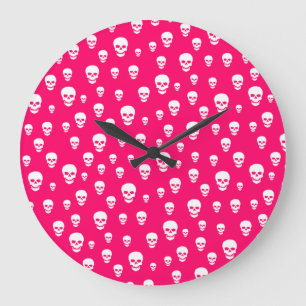 Customisable Skulls Large Clock