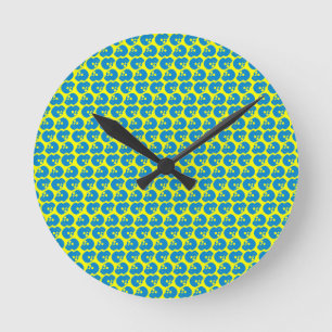 Customisable Skulls Round Clock