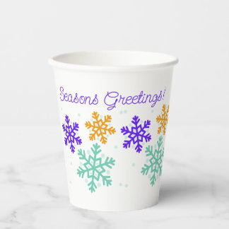Customisable Snowflake Christmas Cup