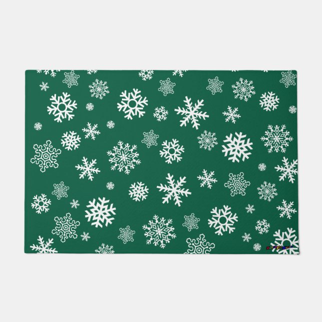 Customisable Snowflakes Doormat (Front)
