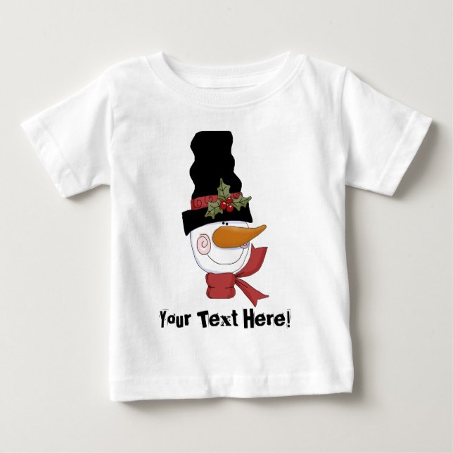 Customisable Snowman T-shirt (Front)