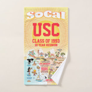 Customisable SoCal Hand Towel